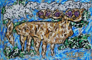 Original Expressionism Animal Paintings by Kevin O'Brien