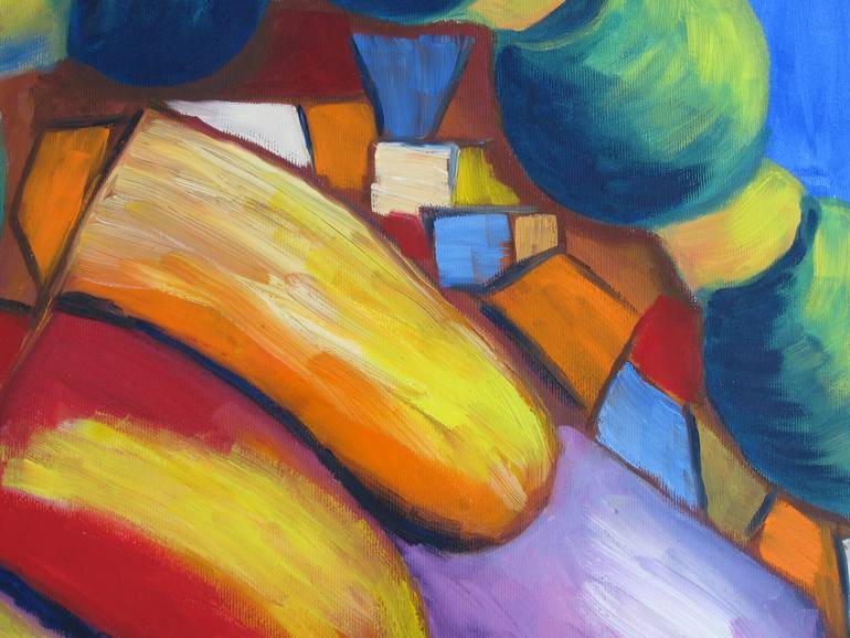 Original Impressionism Architecture Painting by Oksana Okhapkina