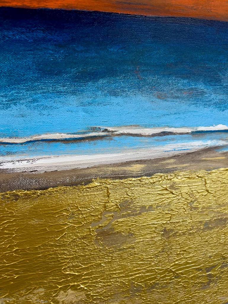 Original Contemporary Seascape Painting by Kris Mercer