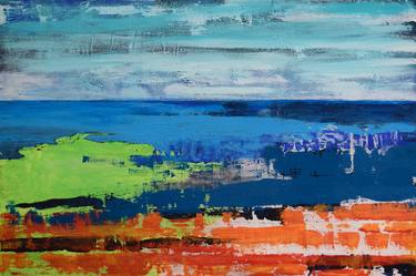 Original Abstract Seascape Paintings by Kris Mercer