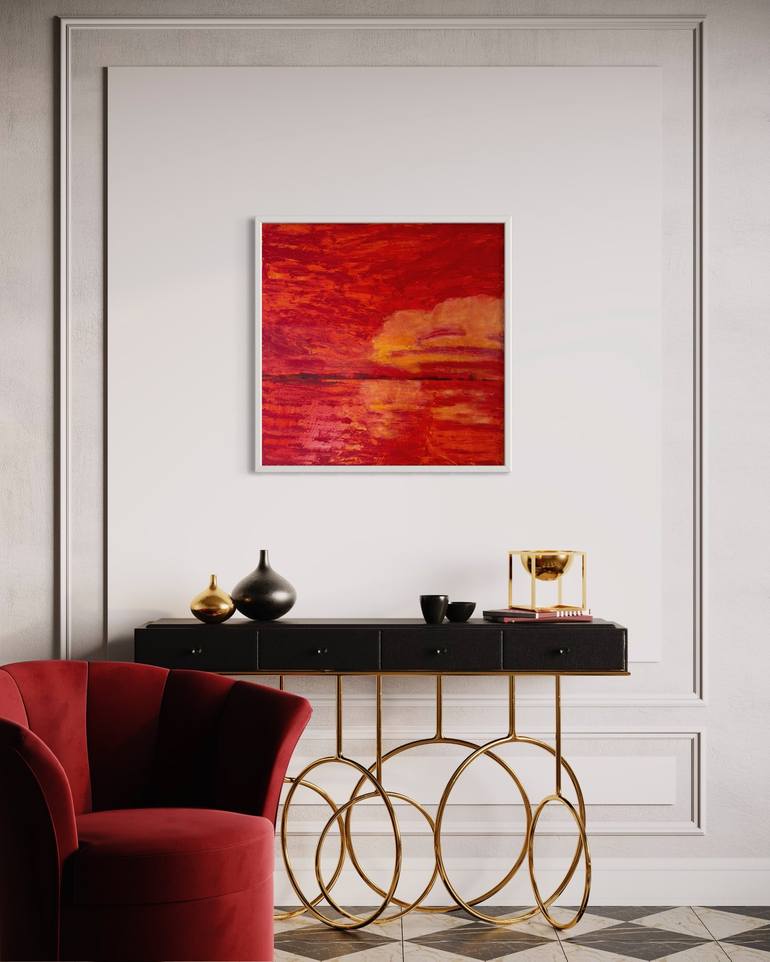 Original Abstract Landscape Painting by Kris Mercer