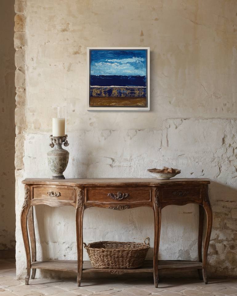 Original Abstract Seascape Painting by Kris Mercer