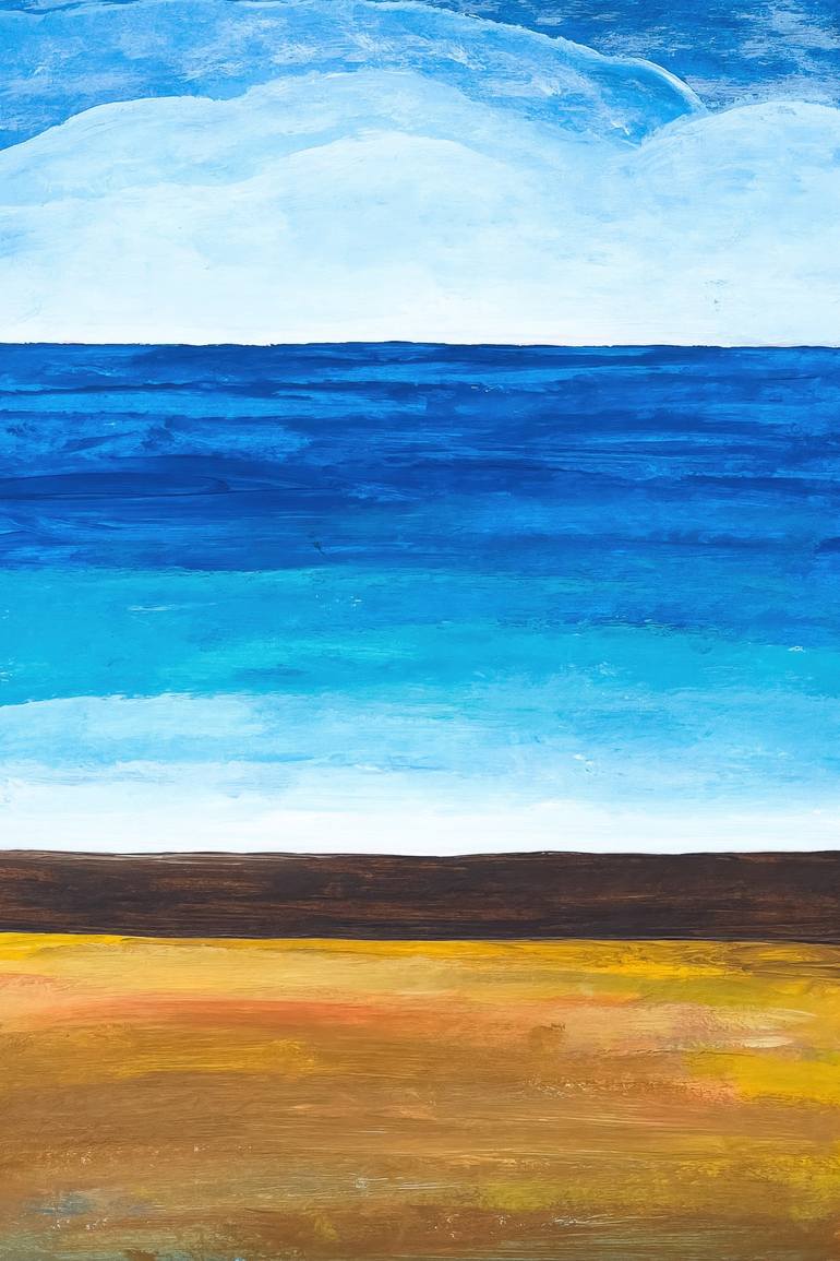 Southeasterly 4 to 6 Original Painting by kris mercer