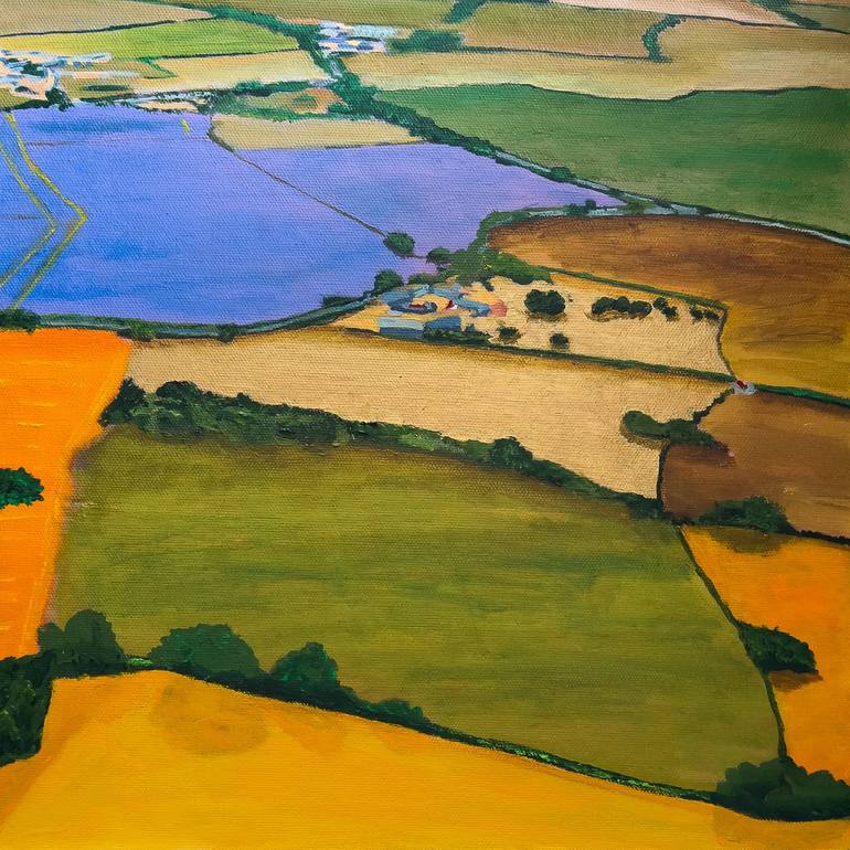 Golden Light - Kenilworth 7c Painting by Kris Mercer | Saatchi Art