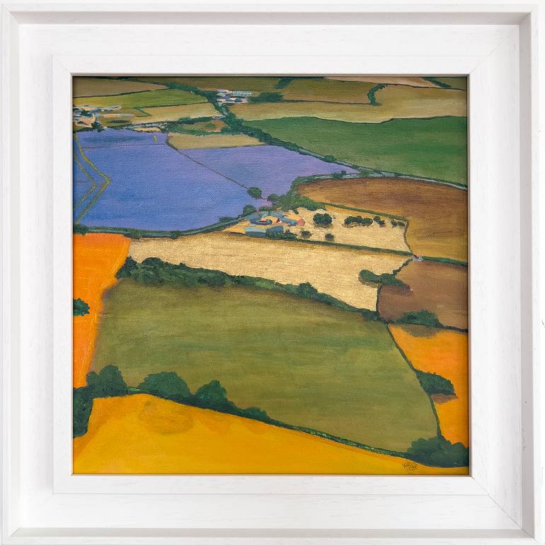 Original Abstract Landscape Painting by Kris Mercer