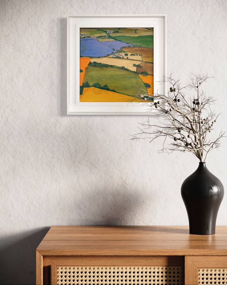 Original Abstract Landscape Painting by Kris Mercer