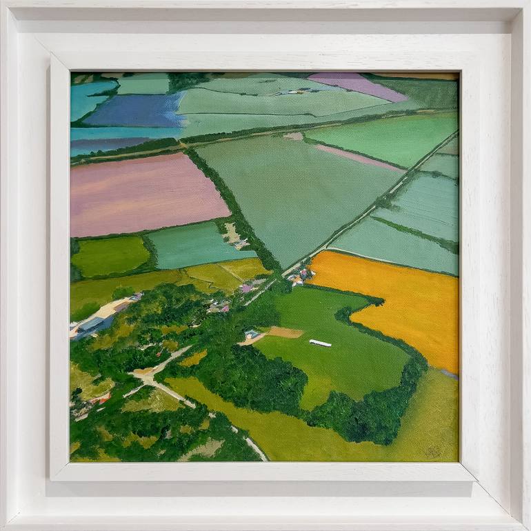 Original Abstract Landscape Painting by Kris Mercer