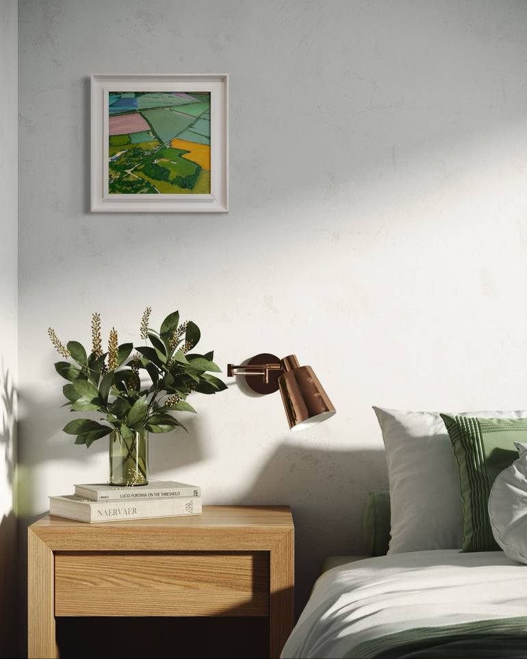 Original Abstract Landscape Painting by Kris Mercer