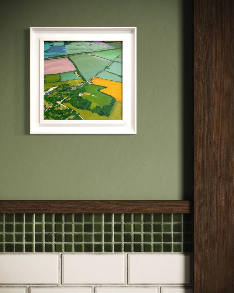 Original Abstract Landscape Painting by Kris Mercer