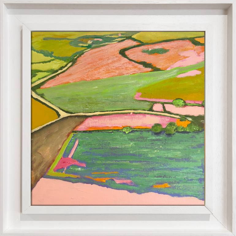 Original Abstract Landscape Painting by Kris Mercer
