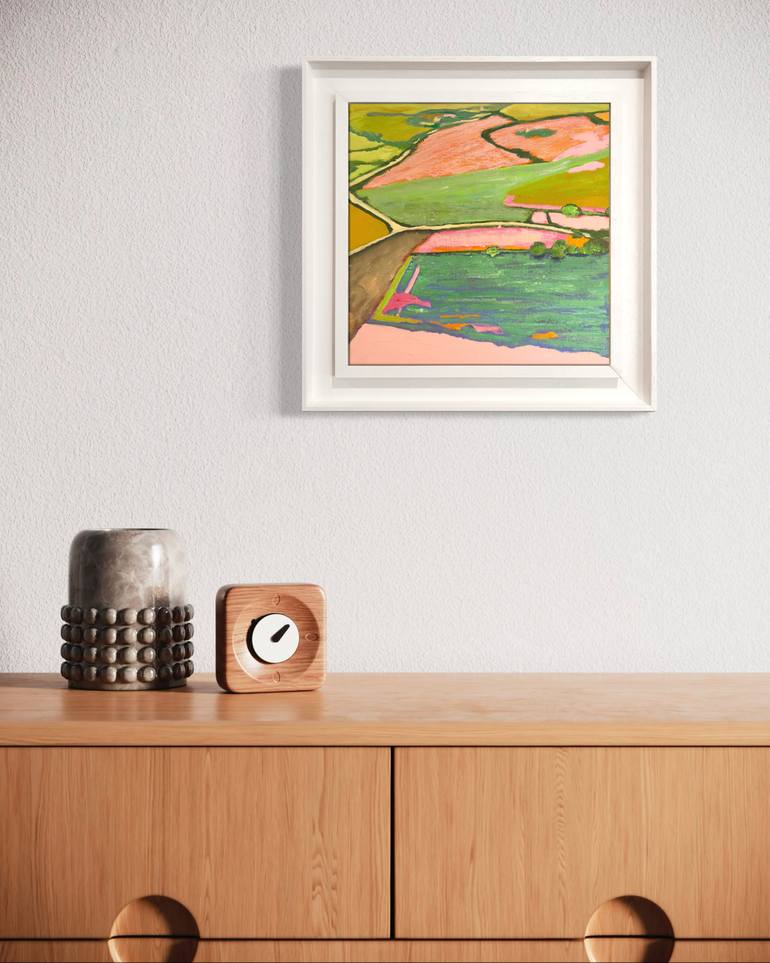 Original Abstract Landscape Painting by Kris Mercer