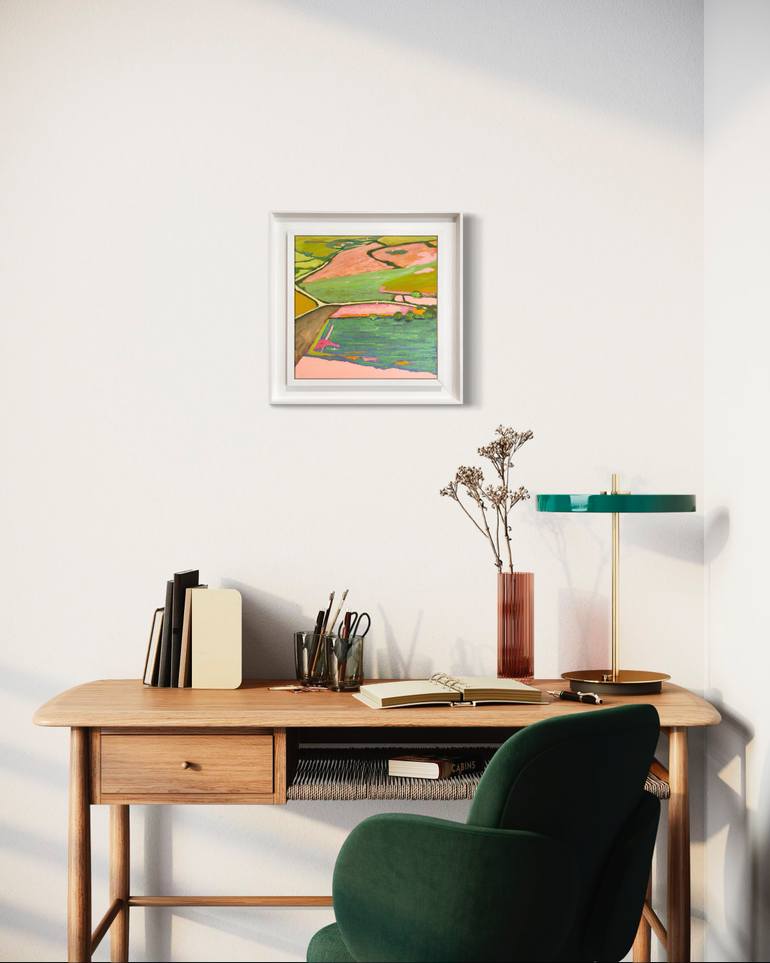 Original Abstract Landscape Painting by Kris Mercer