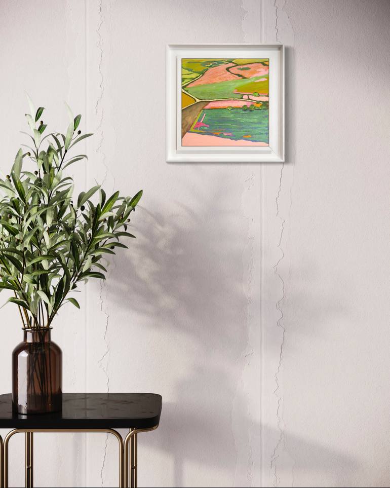 Original Abstract Landscape Painting by Kris Mercer