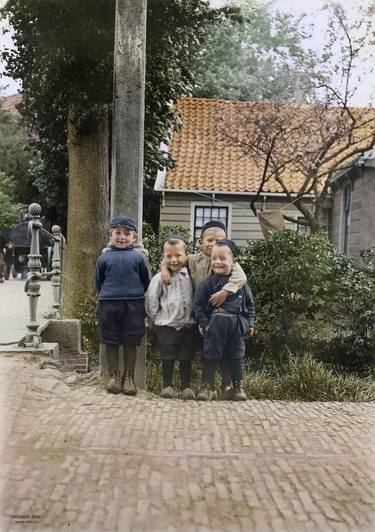 Holland, 1904. Colorized photo - Limited Edition of 20 thumb