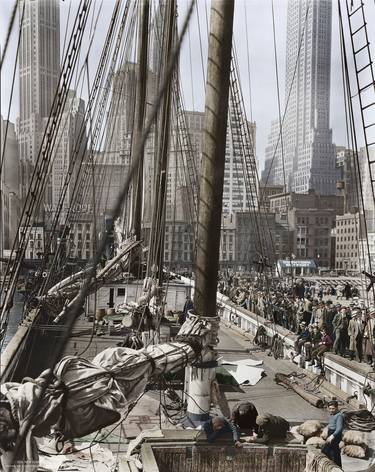 Manhattan, 1936. Colorized photo - Limited Edition of 20 thumb