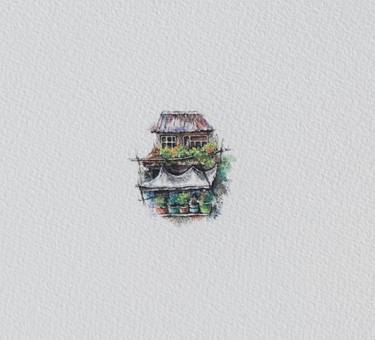 Green House, Watercolor Miniature thumb