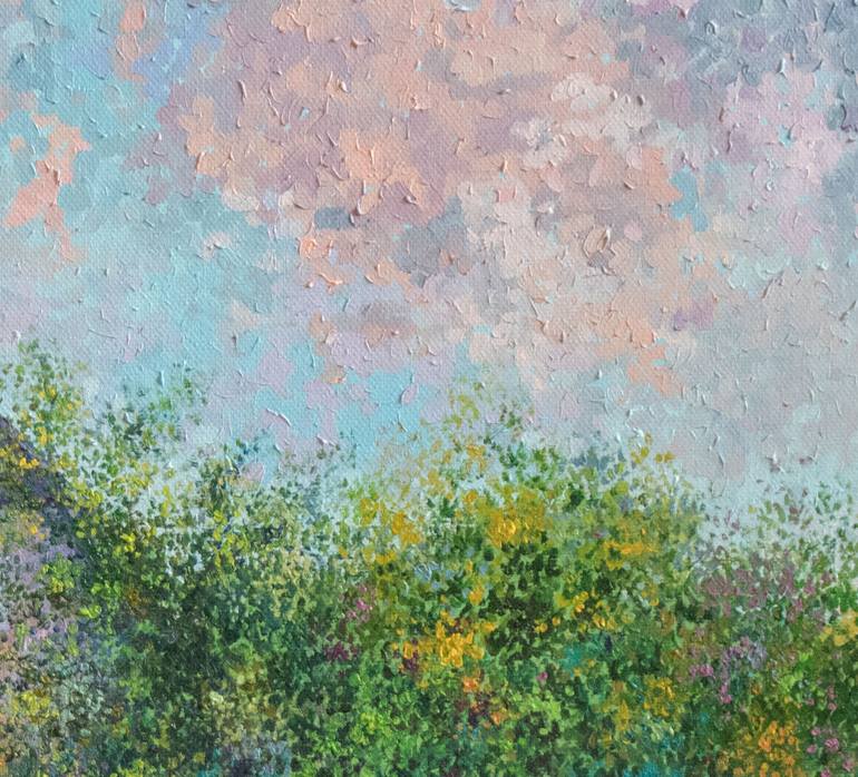 Original Impressionism Landscape Painting by Yana Khachikyan