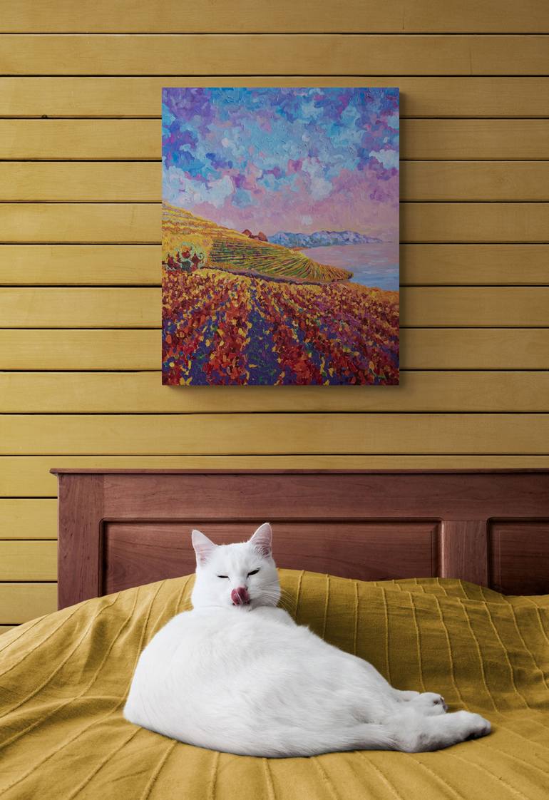 Original Impressionism Landscape Painting by Yana Khachikyan