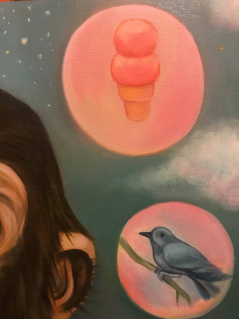 Original Illustration People Painting by Christie Mellor