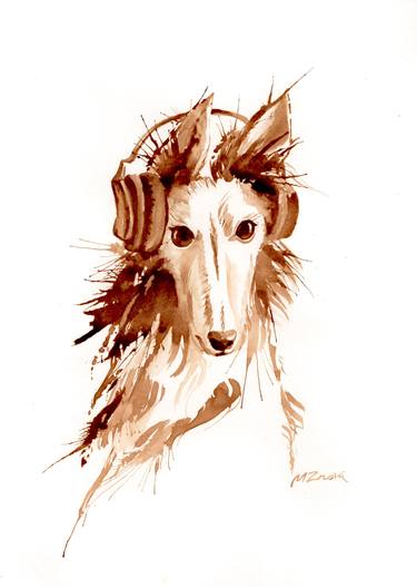 Print of Illustration Dogs Paintings by Mariia Znova