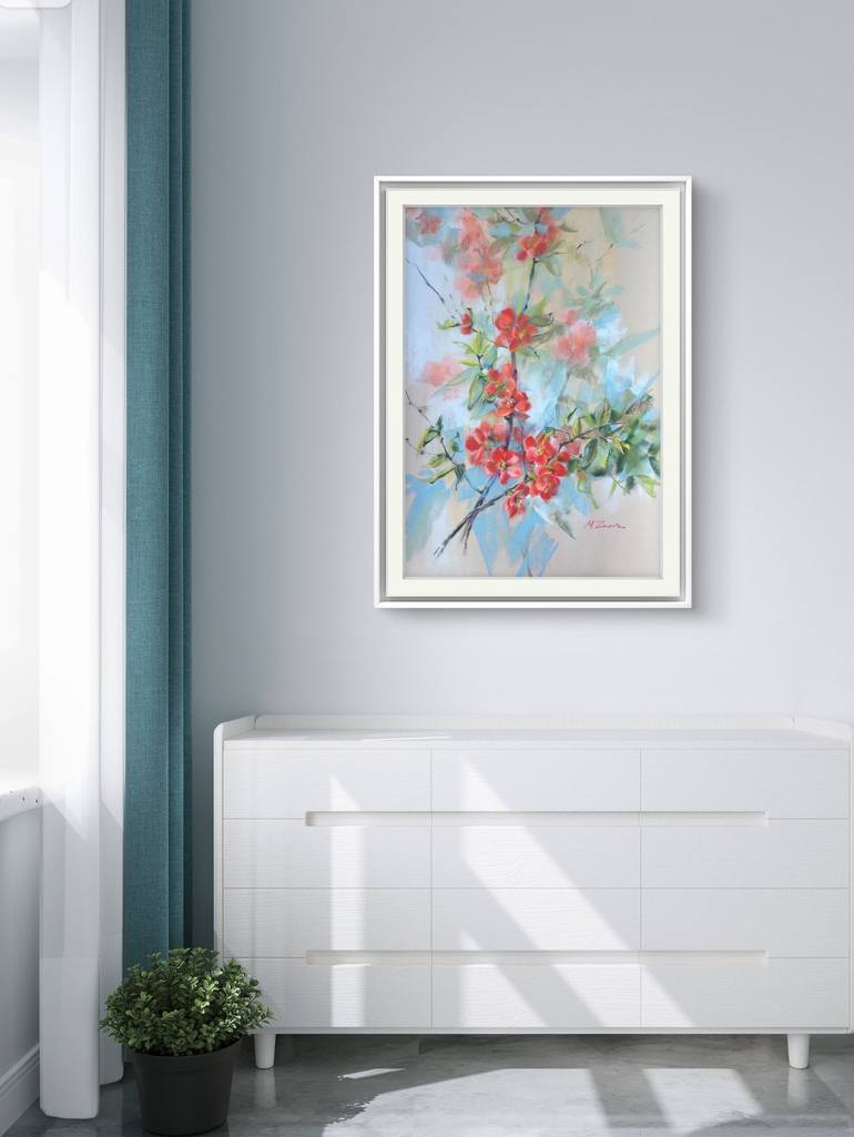 Original Floral Painting by Mariia Znova