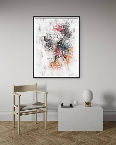 Print of Abstract Expressionism Cartoon Mixed Media by Elle Françis