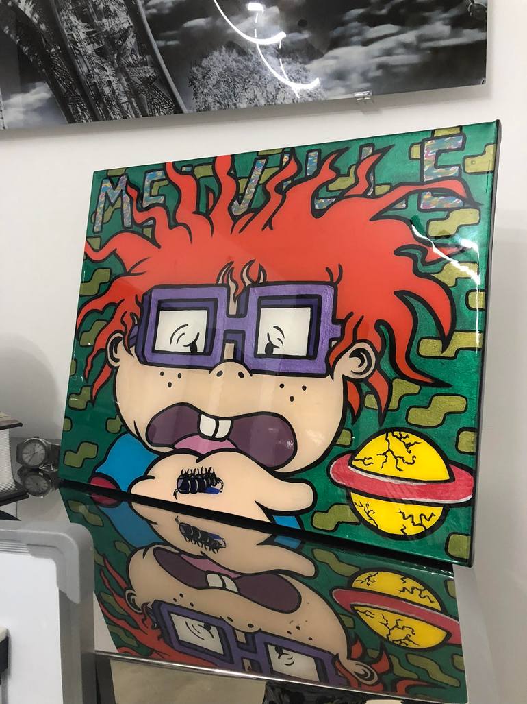 Original Expressionism Cartoon Painting by Sofia Bianchi