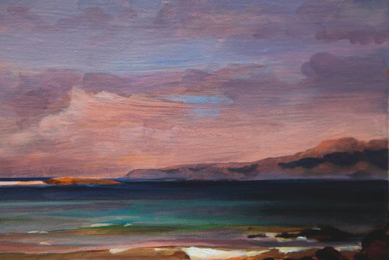 Original Figurative Beach Painting by Thomas Pepin