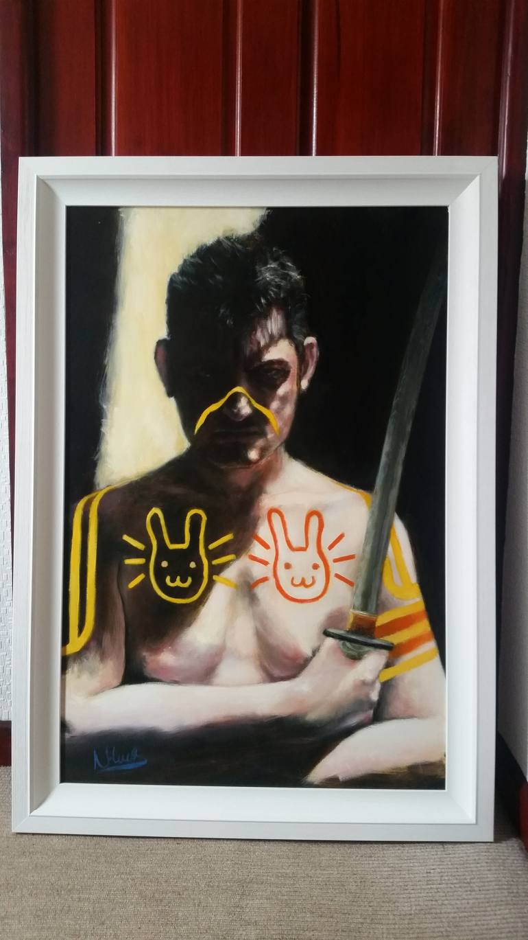 Original Figurative People Painting by Nicholas Huck