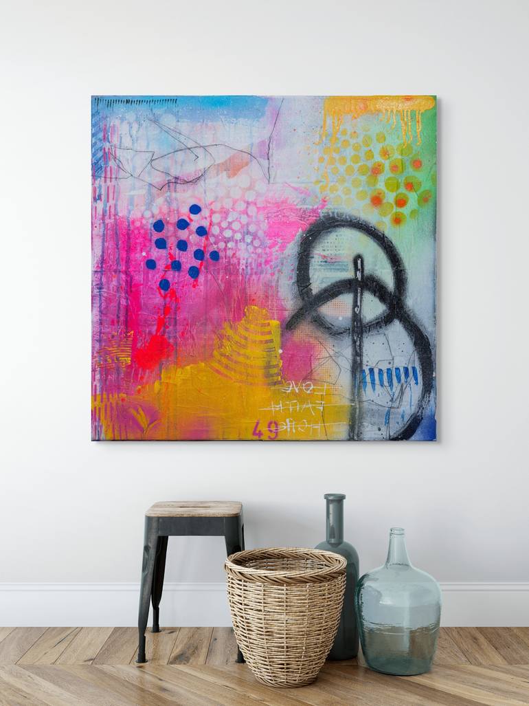 Original Conceptual Abstract Painting by Carl Pendle