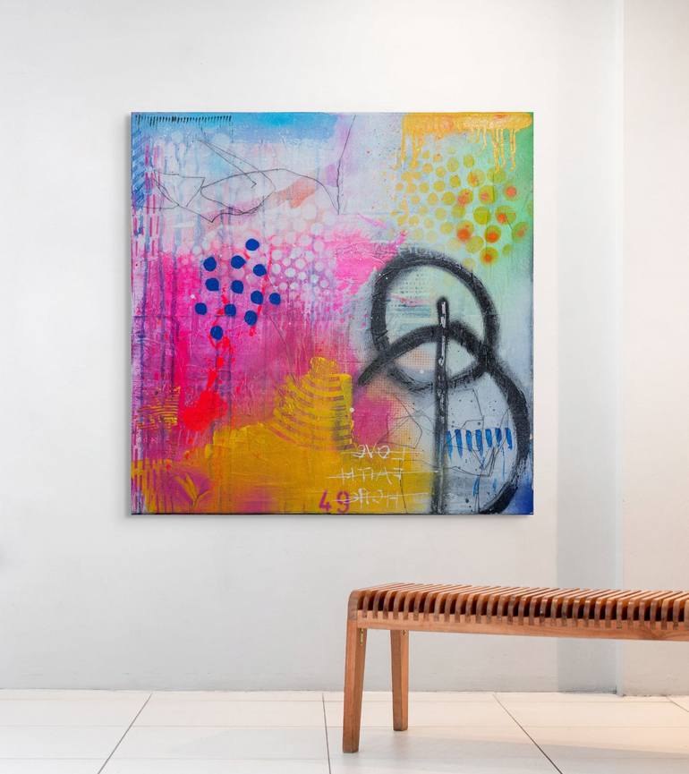 Original Conceptual Abstract Painting by Carl Pendle