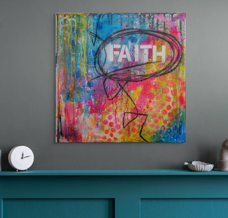 Original Abstract Expressionism Abstract Painting by Carl Pendle