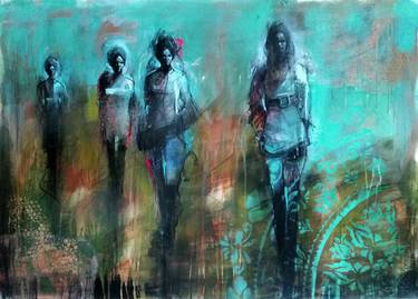 Original Fashion Painting by Caroline Nouzieres