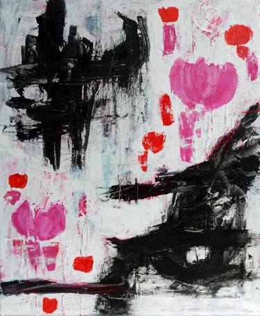 Original Abstract Expressionism Abstract Paintings by Yuki White