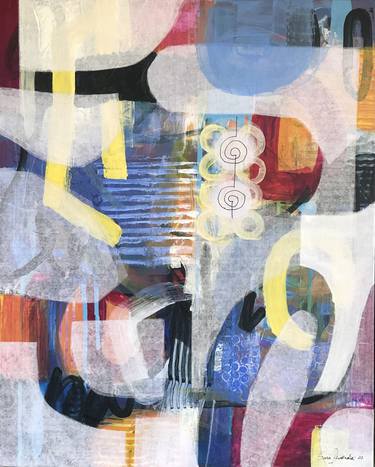 Original Abstract Collage by Sara Yukako