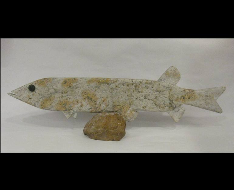 Original Figurative Fish Sculpture by Bob Madden