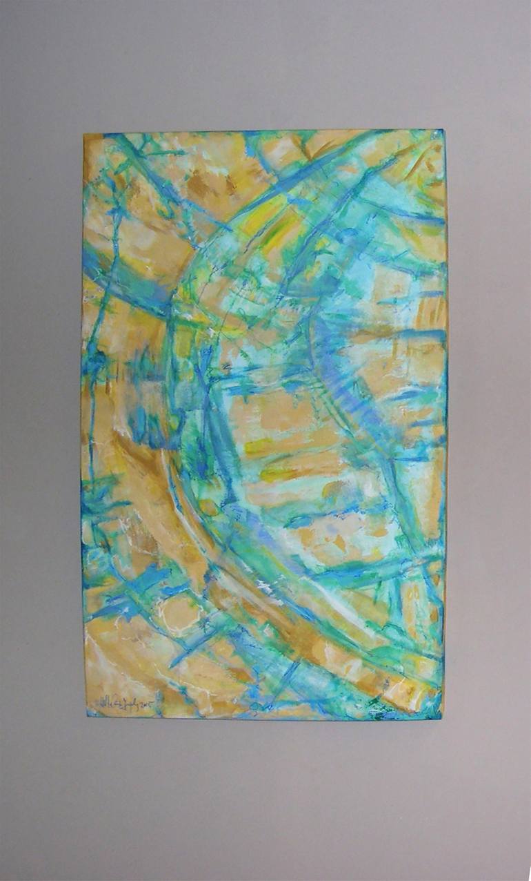 Original Abstract Painting by Matilde Cánepa González