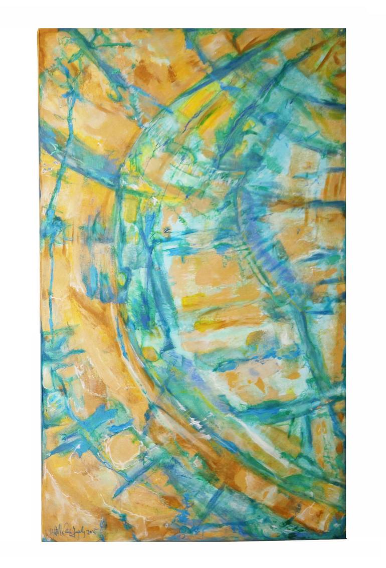 Original Abstract Painting by Matilde Cánepa González