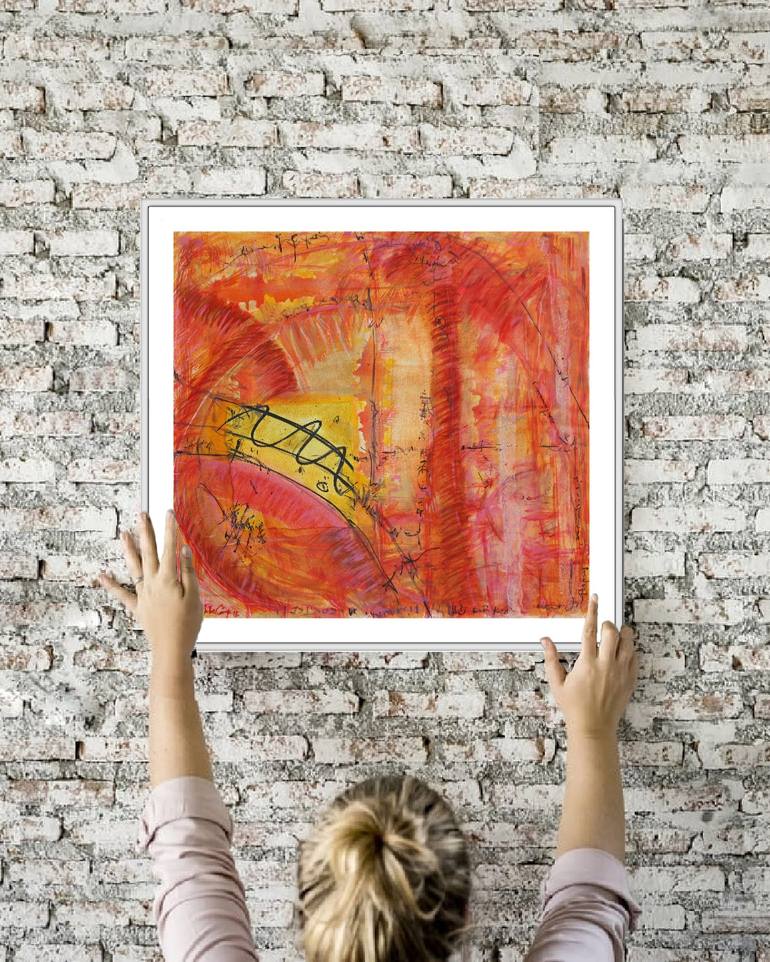 Original Abstract Painting by Matilde Cánepa González