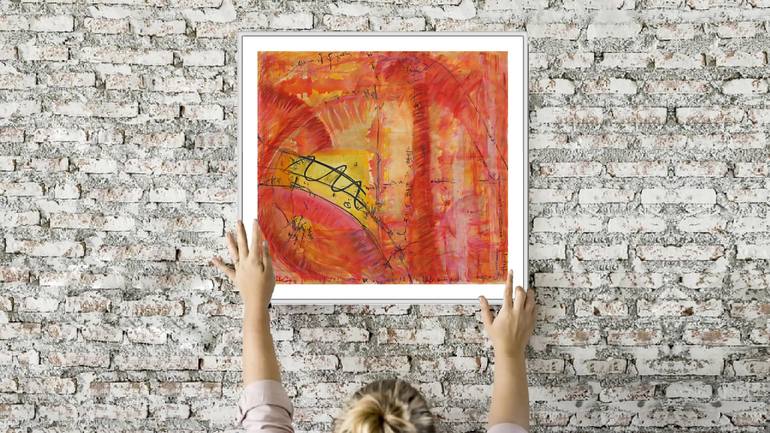 Original Abstract Expressionism Abstract Painting by Matilde Cánepa González