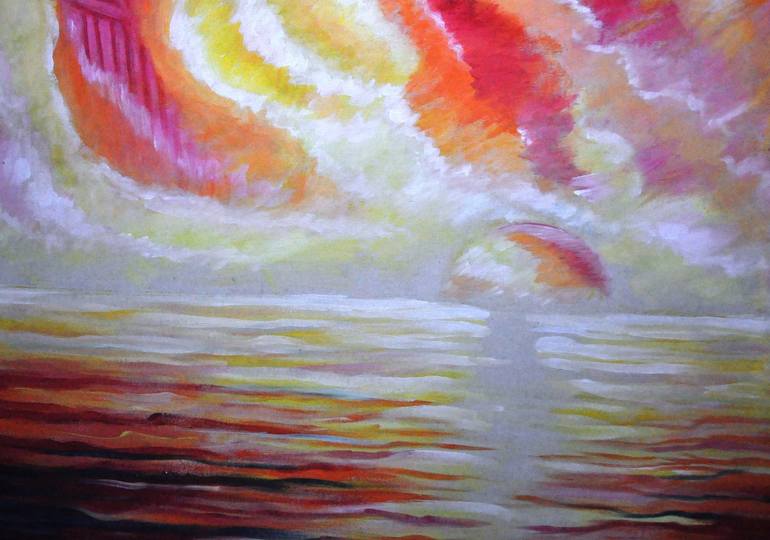 Original Seascape Painting by Rasheed Amodu