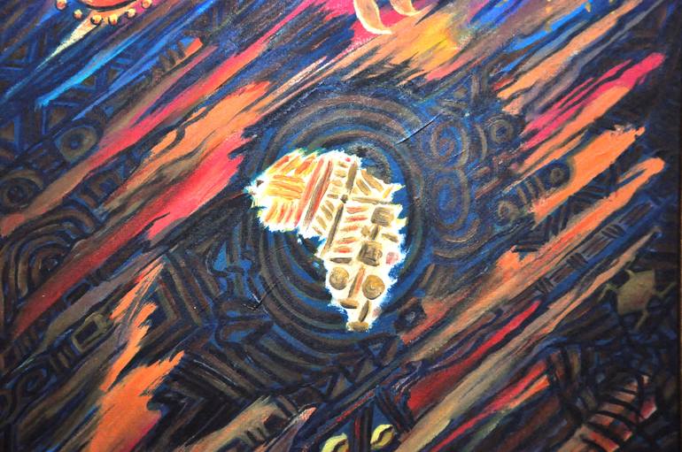 Original Abstract Pop Culture/Celebrity Painting by Rasheed Amodu