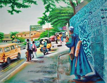 Original Realism Culture Paintings by Rasheed Amodu