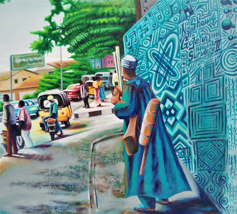 Original Realism Pop Culture/Celebrity Painting by Rasheed Amodu