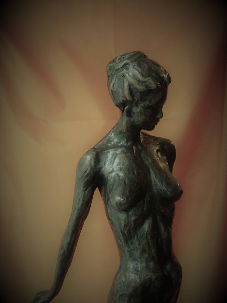 Original Fine Art Nude Sculpture by Graziella Curreli