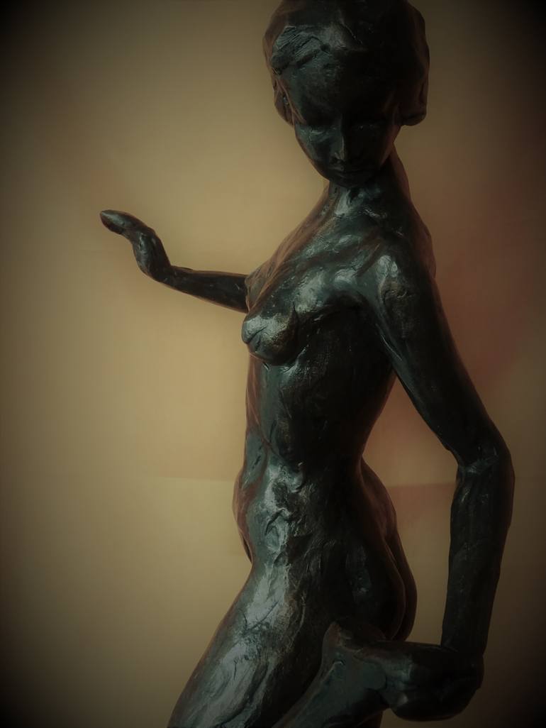 Original Figurative Performing Arts Sculpture by Graziella Curreli