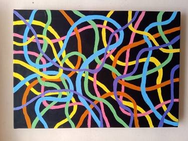 Original Abstract Painting by Sebastian Serrati Ruiz Diaz