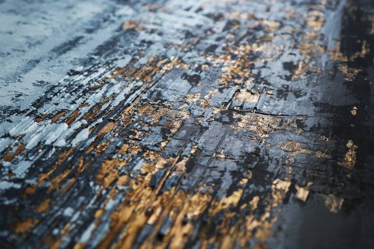 Original Abstract Expressionism Abstract Painting by Inez Froehlich