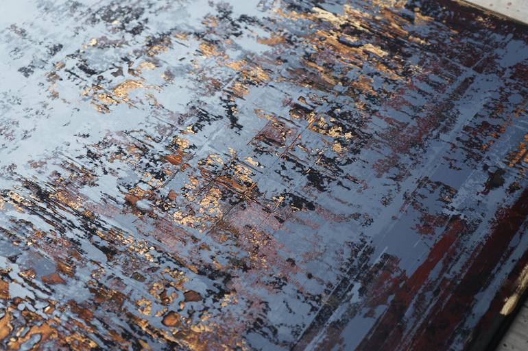 Original Abstract Expressionism Abstract Painting by Inez Froehlich