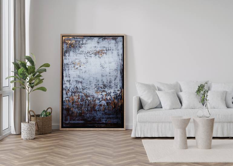 Original Abstract Expressionism Abstract Painting by Inez Froehlich